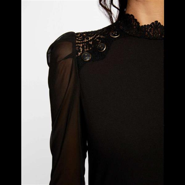 Grote foto top tromi 241 black kleding dames t shirts