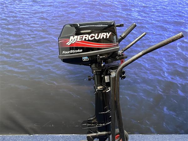Grote foto mercury 5 pk buitenboordmotor artikelnummer 5867 watersport en boten buiten en binnenboordmotoren