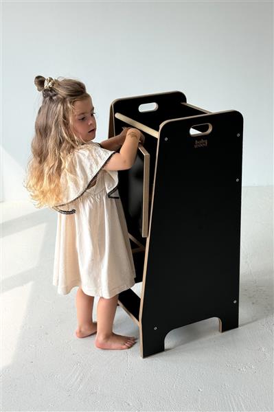 Grote foto kitchen helper comfort zwart comfort zwart kinderen en baby overige