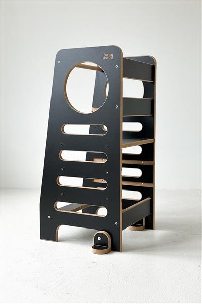 Grote foto kitchen helper classic zwart zwart kinderen en baby overige
