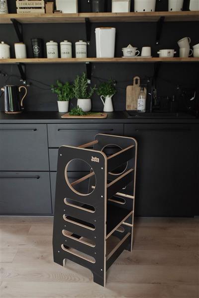 Grote foto kitchen helper classic zwart zwart kinderen en baby overige