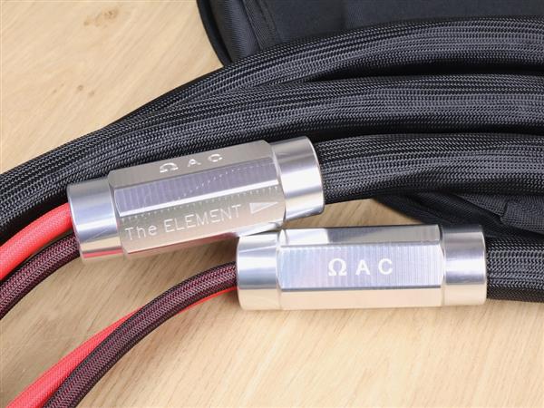 Grote foto omega audio concepts the element highend audio speaker cables 2 5 metre audio tv en foto onderdelen en accessoires