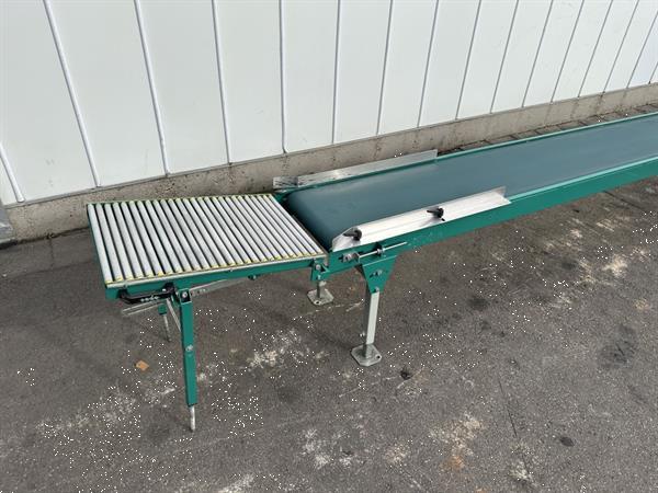 Grote foto sado transportband 890 x 40 cm 65 cm rollenbaan agrarisch transportbanden