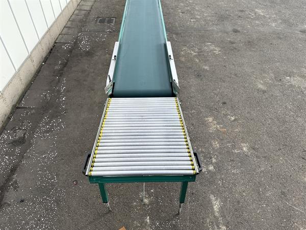 Grote foto sado transportband 890 x 40 cm 65 cm rollenbaan agrarisch transportbanden