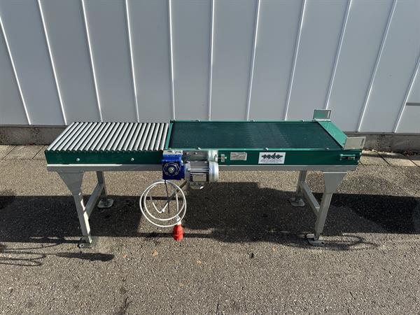 Grote foto sado transportband 105 cm x 40 rollenbaan 65 x 40 cm agrarisch transportbanden