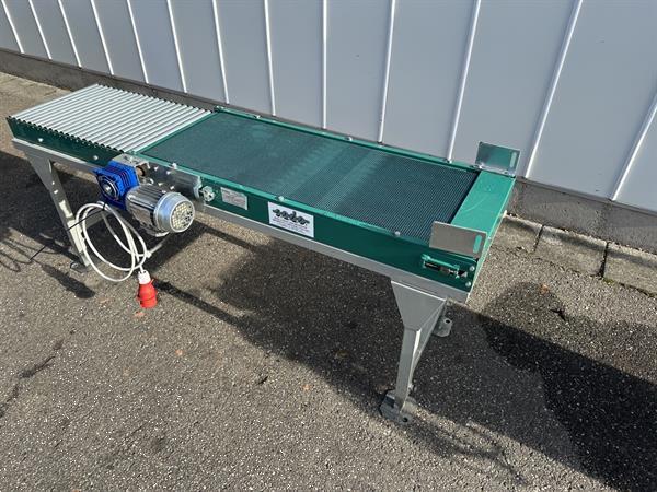 Grote foto sado transportband 105 cm x 40 rollenbaan 65 x 40 cm agrarisch transportbanden
