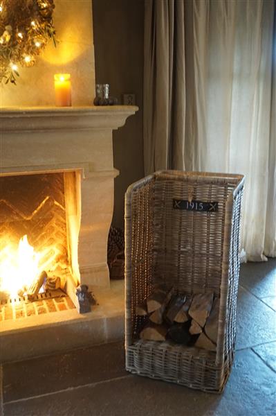 Grote foto haardmand met hendel en wielen 90x45x35 cm huis en inrichting woningdecoratie
