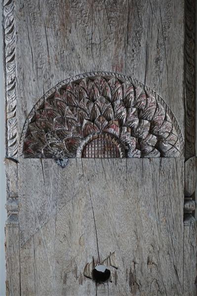 Grote foto origineel oude balk houtsnijwerk india h181 cm huis en inrichting woningdecoratie