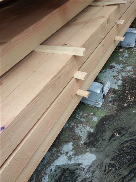 Grote foto douglas hout voor overkapping balken doe het zelf en verbouw hout en planken