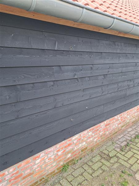 Grote foto dikke blokhutdelen nieuw met v kant doe het zelf en verbouw hout en planken