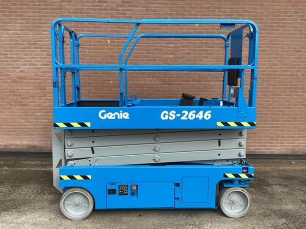 Grote foto schaarhoogwerker genie gs2646 2016 nieuwe batterijen doe het zelf en verbouw hoogwerkers