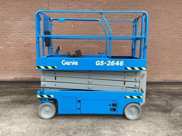 Grote foto schaarhoogwerker genie gs2646 2016 nieuwe batterijen doe het zelf en verbouw hoogwerkers
