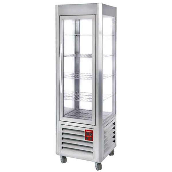 Grote foto panoramische vitrine 5 roosters 360 lt rvs diamond sne gn a5 r2 diversen overige diversen