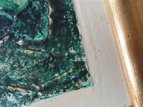 Grote foto olieverfwerk abstract stilleven antiek en kunst abstract