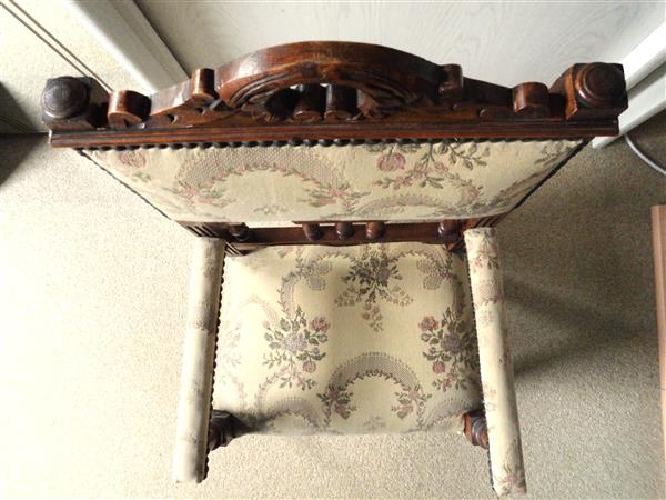 Grote foto antiek eiken kinderstoeltje antiek en kunst stoelen en banken