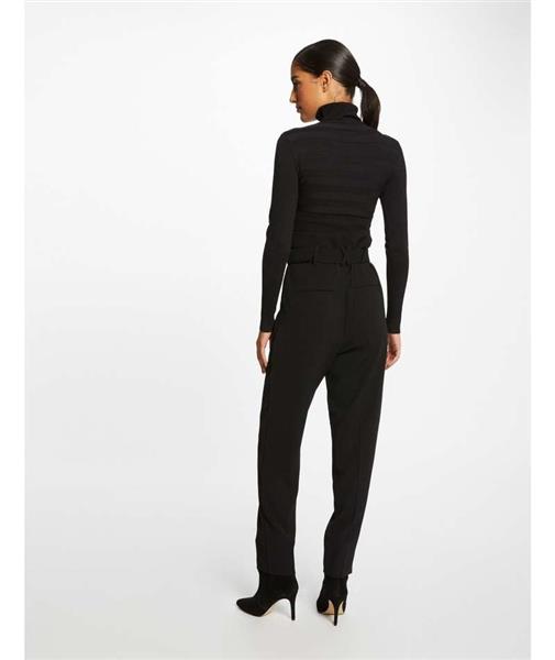 Grote foto long sleeved jumper turtleneck wine 132 mentos black kleding dames overige kledingstukken