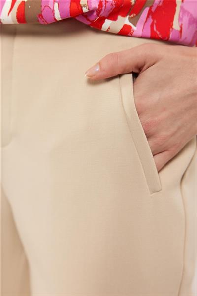 Grote foto milou broek 24vyg02 zand kleding dames broeken en pantalons