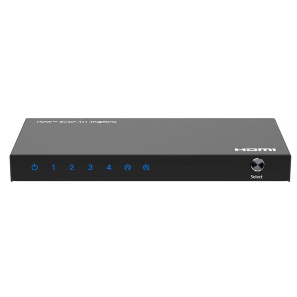 Grote foto hdmi switch 4k 4x in 1x uit met afstandsbediening hdmi sw 4x1 4k computers en software overige