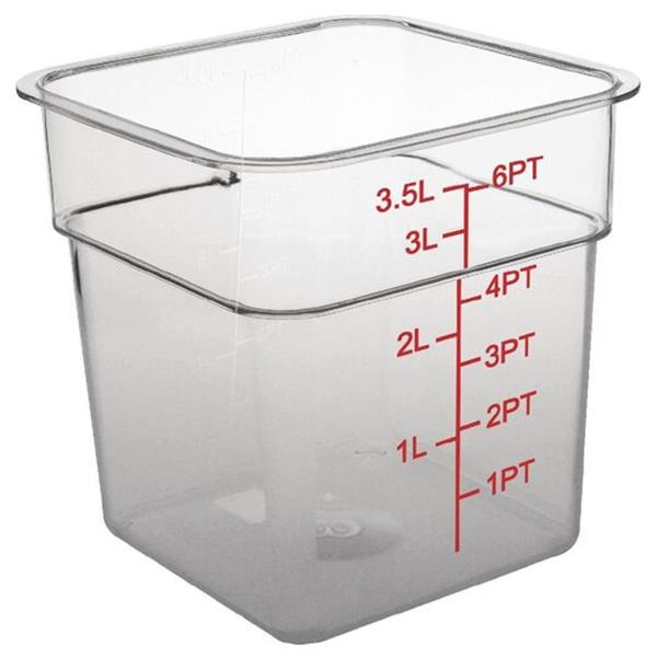 Grote foto voedseldoos 3 5 liter polycarbonaat vogue cf021 diversen overige diversen