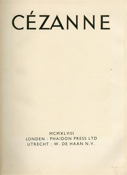 Grote foto c zanne phaidon press 1948 boeken overige boeken
