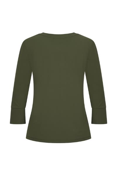 Grote foto travel top uni 3 4 mouw 2329 deep depth kleding dames t shirts