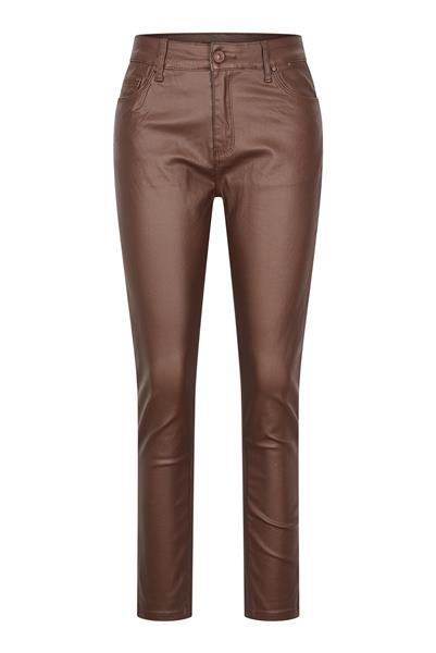Grote foto dames sky leer broek 6826 kleding dames overige kledingstukken