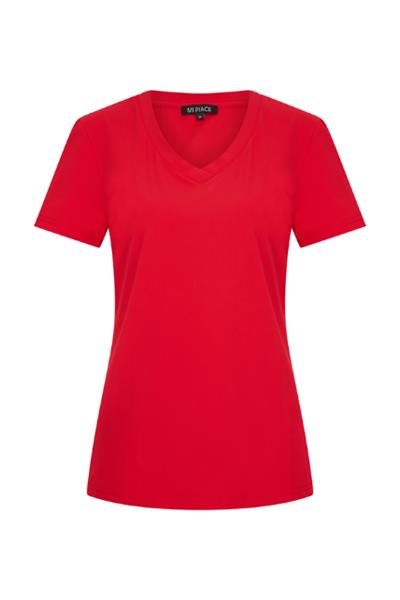 Grote foto travel t shirt uni red 2080 kleding dames t shirts