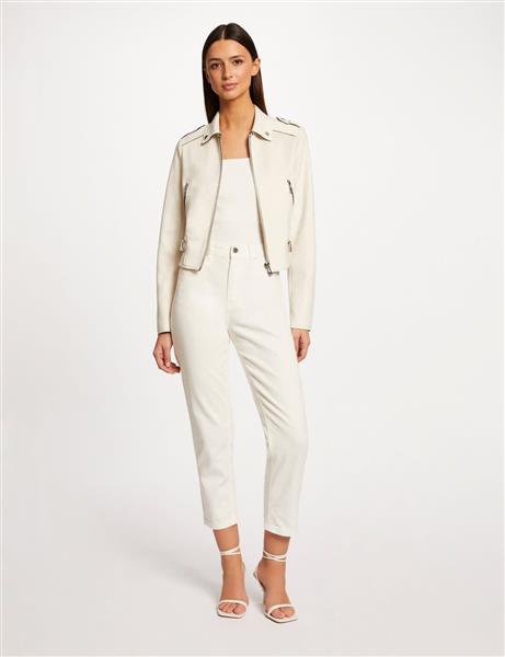 Grote foto straight jacket with suede effect 222 gsud nuage kleding dames jassen zomer