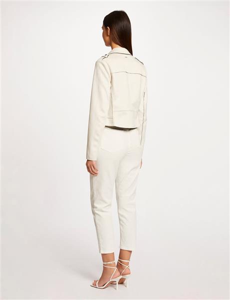 Grote foto straight jacket with suede effect 222 gsud nuage kleding dames jassen zomer
