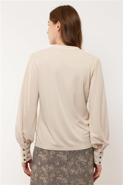 Grote foto barbara top 24vqg01 zand sahara kleding dames t shirts