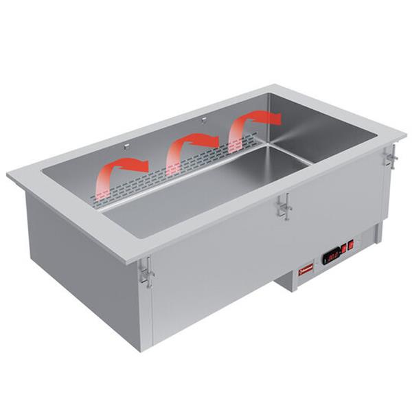 Grote foto bain marie element 2 gn 1 1 droog geventileerd diamond in bx08 psc diversen overige diversen