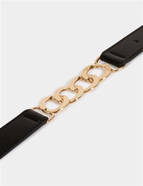 Grote foto belt with chain details white ladies kleding dames riemen