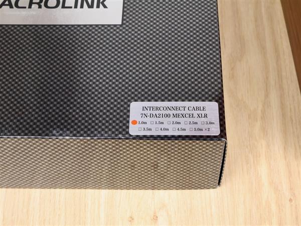 Grote foto acrolink 7n da2100 mexcel highend audio interconnects xlr 1 0 metre audio tv en foto onderdelen en accessoires