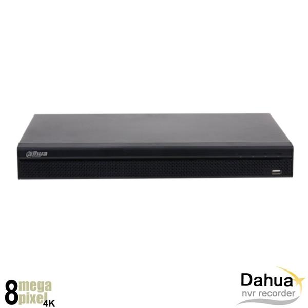 Grote foto dahua 4k 4 kanaals nvr recorder 2x hdd 4x poe nvr4204 p 4ks2l audio tv en foto professionele video apparatuur