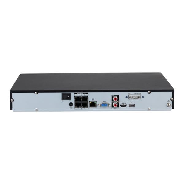 Grote foto dahua 4k 4 kanaals nvr recorder 2x hdd 4x poe nvr4204 p 4ks2l audio tv en foto professionele video apparatuur