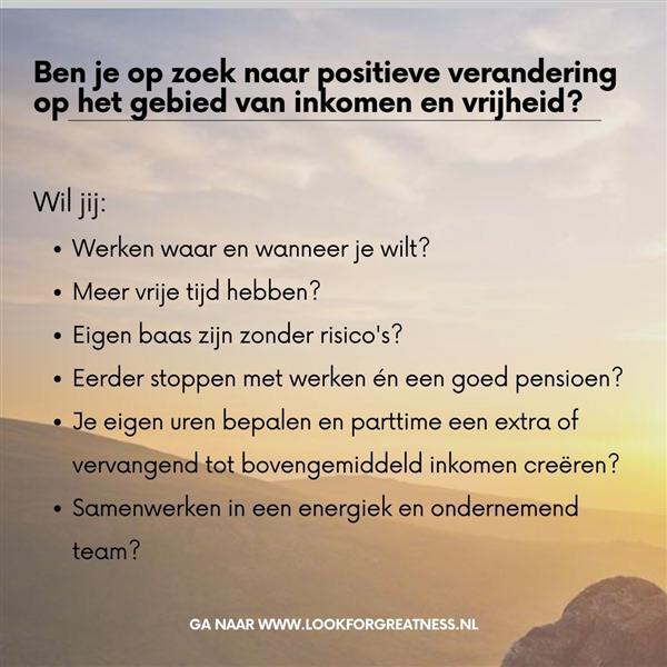 Grote foto met 1 2 jaar financi le vrijheid hebben vacatures netwerk marketing