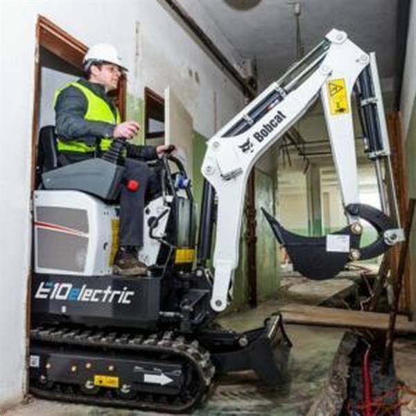 Grote foto bobcat e10e electric met gratis cw05 wissel en bakken doe het zelf en verbouw kranen en graafmachines