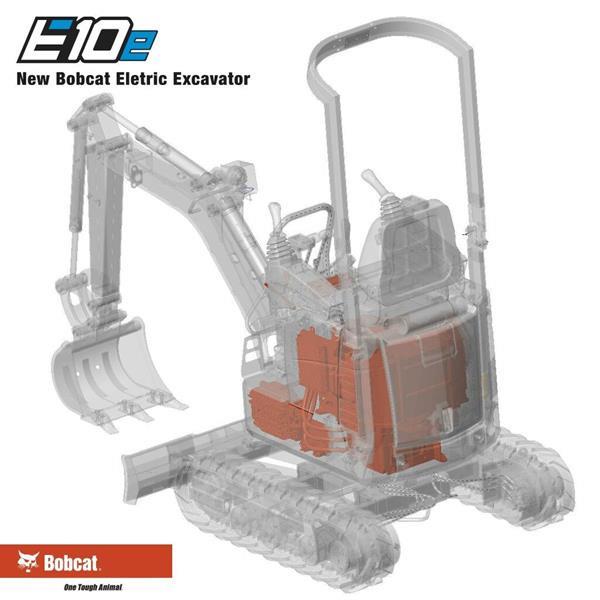 Grote foto bobcat e10e electric met gratis cw05 wissel en bakken doe het zelf en verbouw kranen en graafmachines