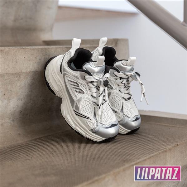 Grote foto silver nightz maat 26 37 kindersneakers maat 26 kinderen en baby schoenen voor meisjes