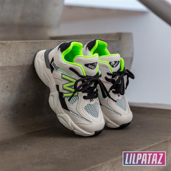 Grote foto styloz off white green maat 26 37 kindersneakers maat 31 kinderen en baby schoenen voor meisjes