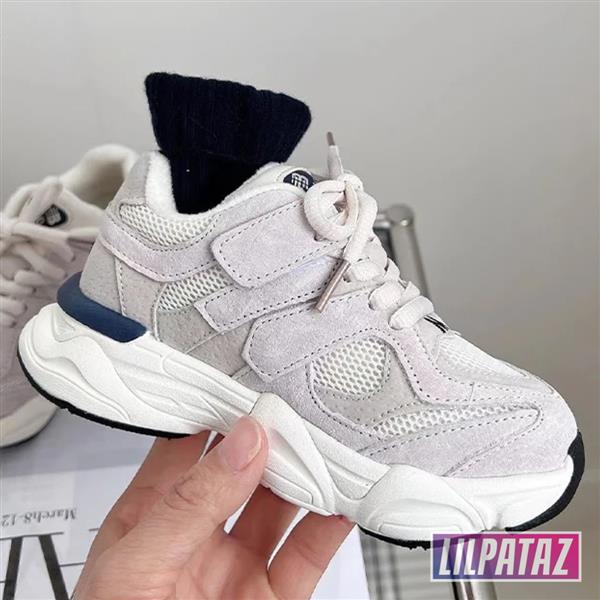 Grote foto styloz white beige maat 22 40 kindersneakers maat 30 kinderen en baby schoenen voor meisjes