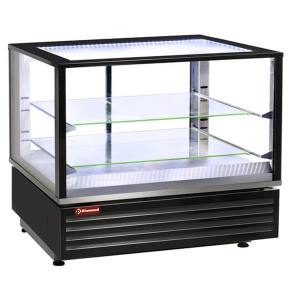 Grote foto warmte vitrine en of gn geventileerd 2 niveaus zwart diamond vhdp b1 diversen overige diversen