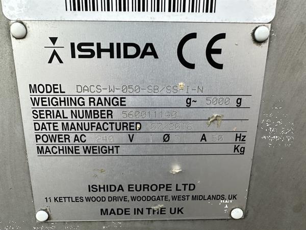 Grote foto ishida dacs w 050 sb ss i n checkweger agrarisch tuinbouw