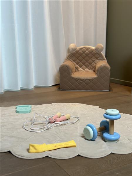 Grote foto houten fitness speelset 5 delen set van 5 delen kinderen en baby overige
