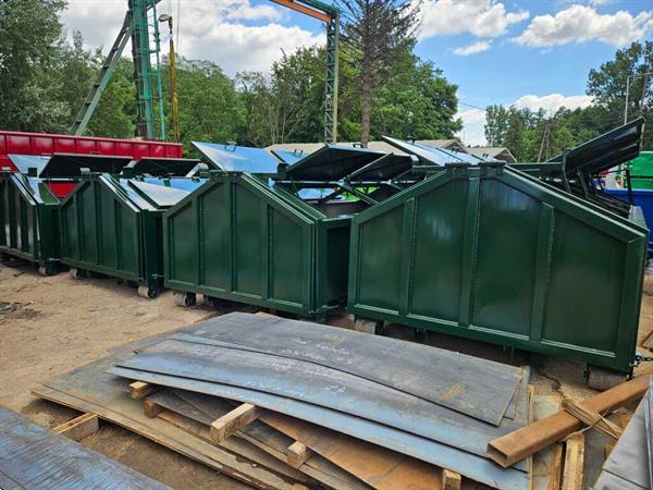 Grote foto puinhuisjes op slede doe het zelf en verbouw containers