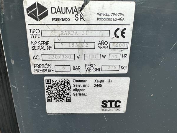 Grote foto daumar xarpa 31 net clipper verpakkingsmachine agrarisch tuinbouw