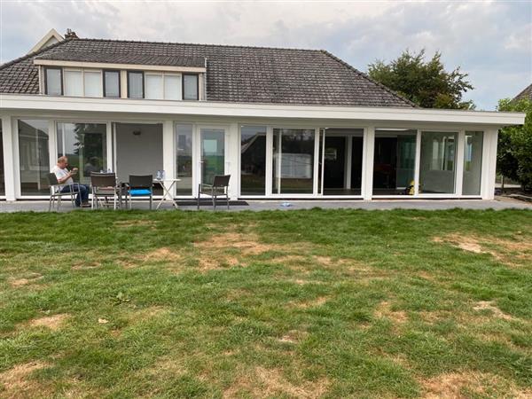 Grote foto voorraad 2 delige schuifpuien wit kunststof doe het zelf en verbouw kozijnen en schuifpuien