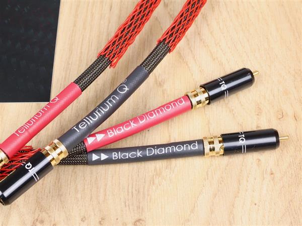 Grote foto tellurium q black diamond audio interconnects rca 1 0 metre new audio tv en foto onderdelen en accessoires