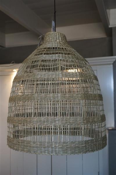 Grote foto sagar hanglamp zeegras 50 x h57 cm huis en inrichting bankstellen