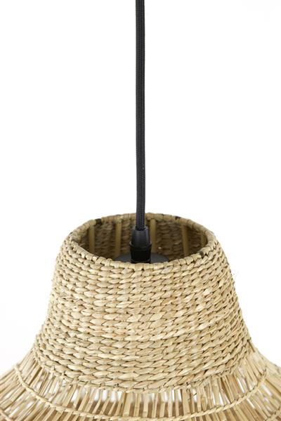 Grote foto sagar hanglamp zeegras 50 x h57 cm huis en inrichting bankstellen